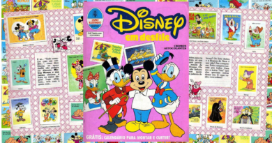 Álbum de Figurinhas Disney em Desfile