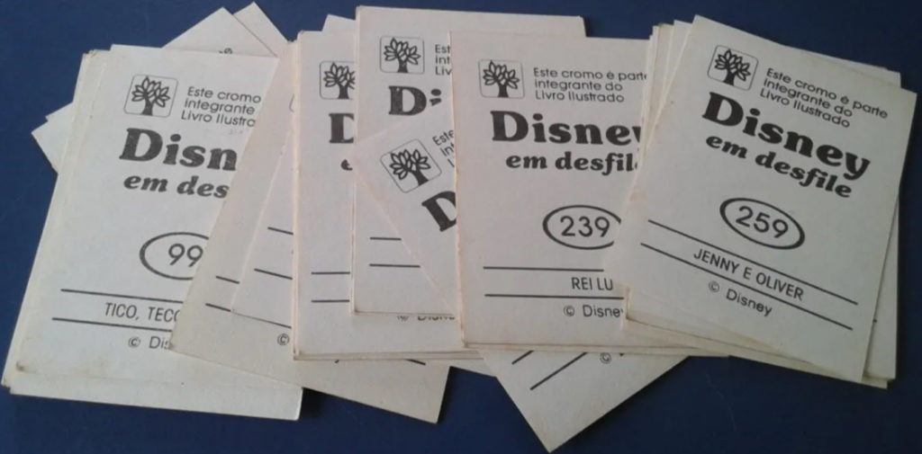 Figurinhas Disney em Desfile