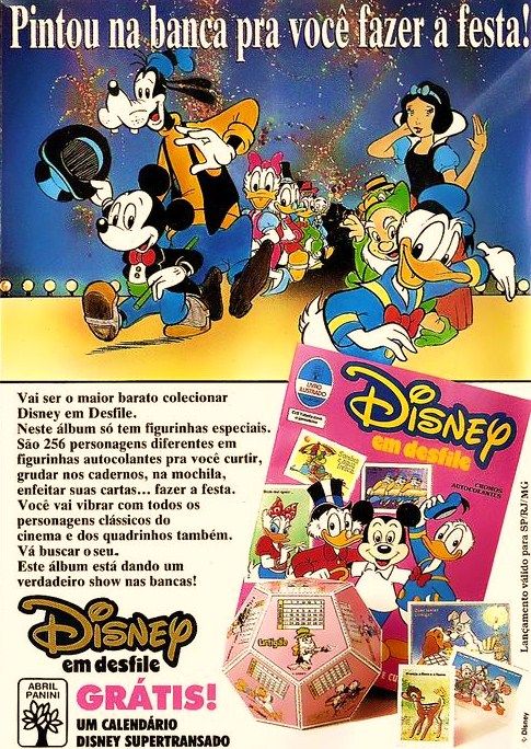 Propaganda Disney em Desfile