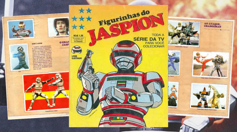 Álbum de Figurinhas Jaspion e Changeman Bloch
