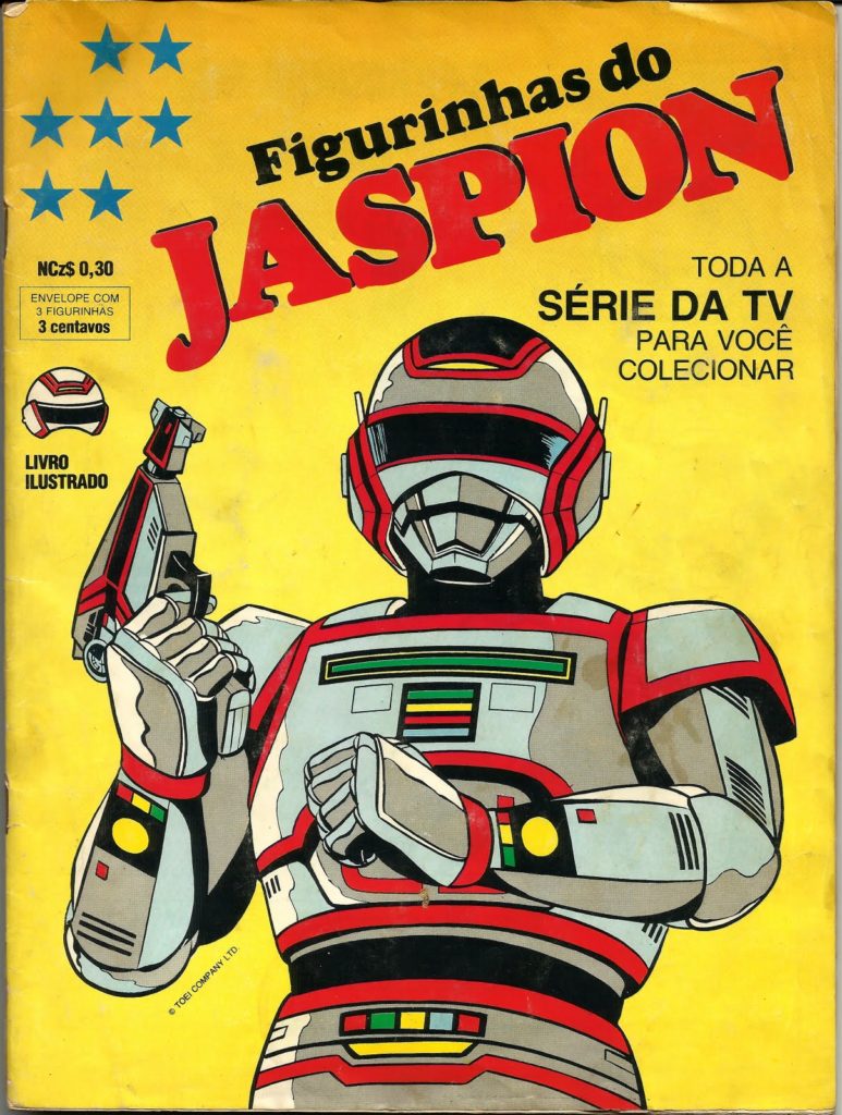 Álbum de Figurinhas Jaspion e Changeman Bloch