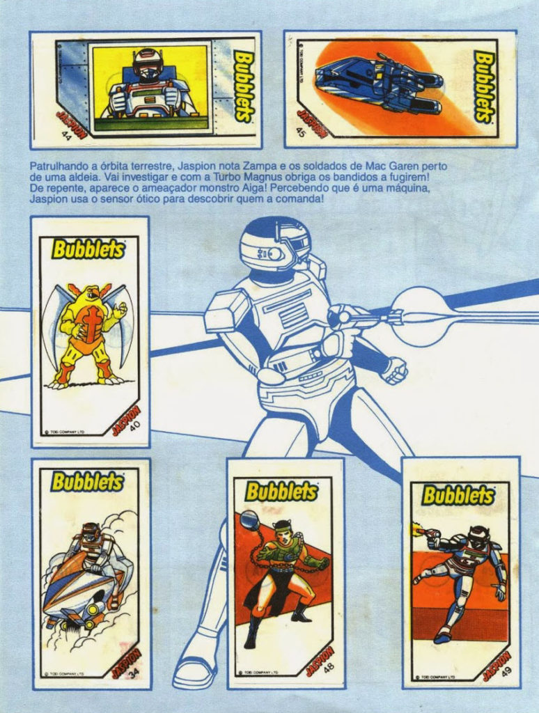 Jaspion e Changeman Bubblets