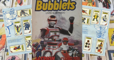 Álbum de Figurinhas Jaspion e Changeman Bubblets