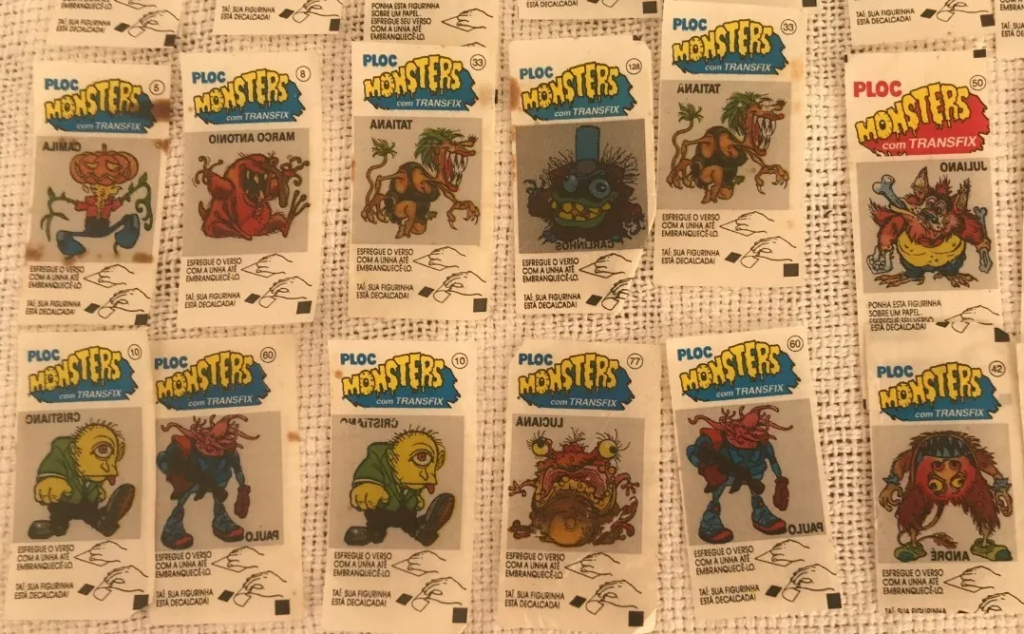 Figurinhas Ploc Monsters