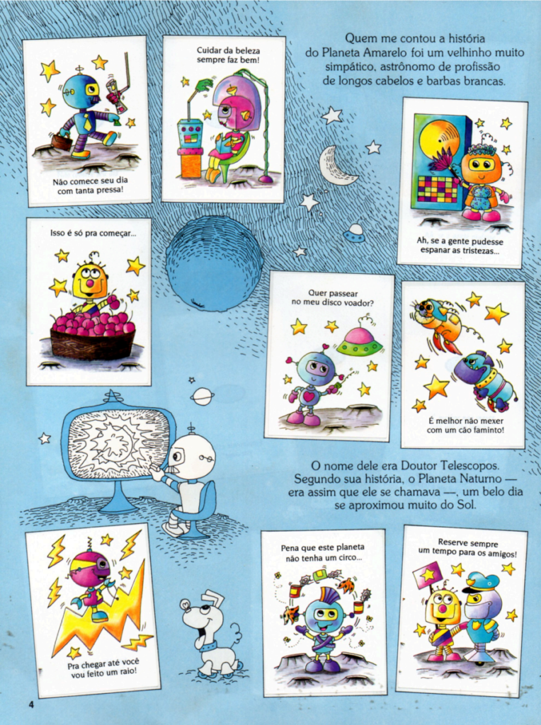 Álbum de Figurinhas Robô Kit Abril