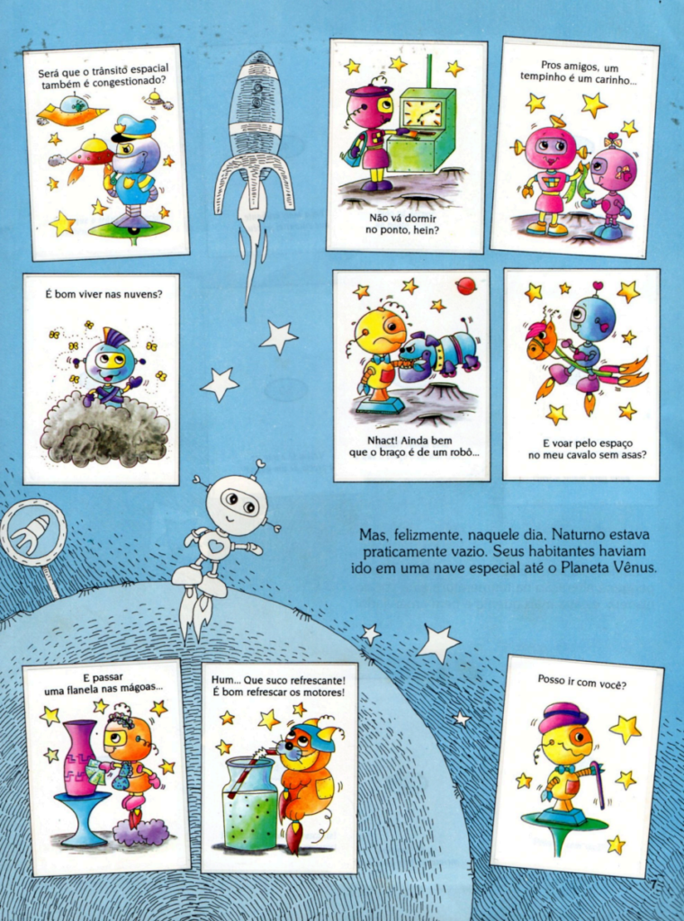 Álbum de Figurinhas Robô Kit Abril