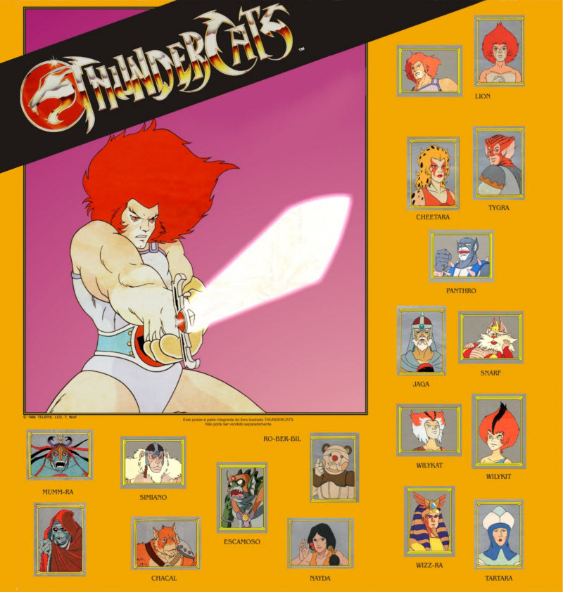 Álbum Thundercats Panini